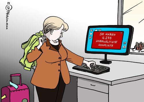 Merkel zurück Merkel zurück