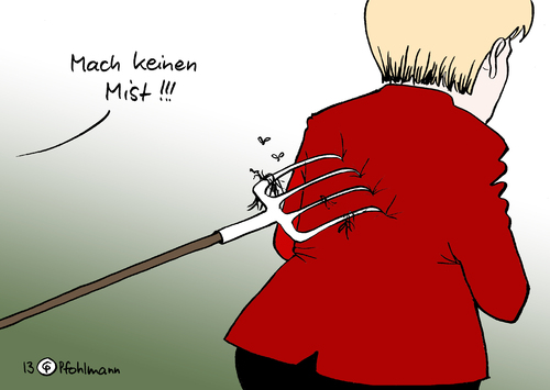 Cartoon: Merkelmist (medium) by Pfohlmann tagged karikatur,cartoon,color,farbe,2013,deutschland,merkel,bundeskanzlerin,mist,mistgabel,bauerntag,berlin,deutscher,landwirte,landwirtschaft,drohung,forderung,forderungen,bauern,agrarpolitik,landwirtschaftspolitik,lobby,karikatur,cartoon,color,farbe,2013,deutschland,merkel,bundeskanzlerin,mist,mistgabel,bauerntag,berlin,deutscher,landwirte,landwirtschaft,drohung,forderung,forderungen,bauern,agrarpolitik,landwirtschaftspolitik,lobby