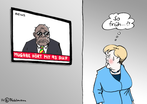 Mugabe hört auf Mugabe hört auf