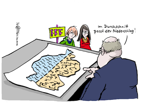 Cartoon: Niederschlag Durchschnitt (medium) by Pfohlmann tagged flutkatastrophe,hochwasser,durchschnitt,fff,fridays,for,future,altmaier,bundesregierung,groko,cdu,umwelt,klima,klimaschutz,klimapolitik,trockenheit,extremwetter,dürre,mathematik,jugend,zukunft,generationen,nachhaltigkeit,kinder,flutkatastrophe,hochwasser,durchschnitt,fff,fridays,for,future,altmaier,bundesregierung,groko,cdu,umwelt,klima,klimaschutz,klimapolitik,trockenheit,extremwetter,dürre,mathematik,jugend,zukunft,generationen,nachhaltigkeit,kinder