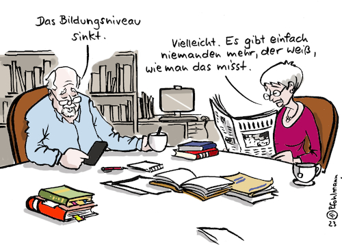 Niveau sinkt Niveau sinkt