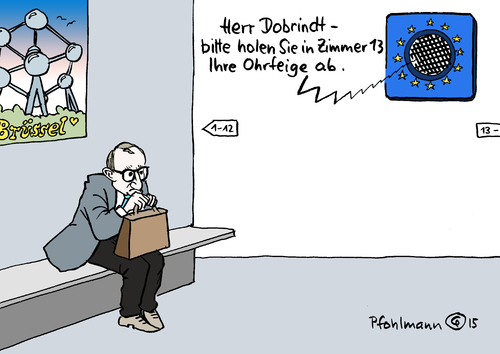 Ohrfeige Dobrindt