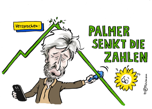 Palmer senkt Zahlen Palmer senkt Zahlen