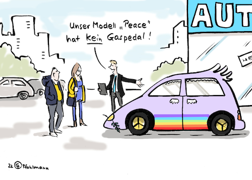 Cartoon: Peace-Auto (medium) by Pfohlmann tagged auto,pkw,sprit,gas,ukraine,gaspedal,russland,krieg,energie,energiesparen,abhängigkeit,wirtschaft,autohändler,verkäufer,frieden,peace,auto,pkw,sprit,gas,ukraine,gaspedal,russland,krieg,energie,energiesparen,abhängigkeit,wirtschaft,autohändler,verkäufer,frieden,peace