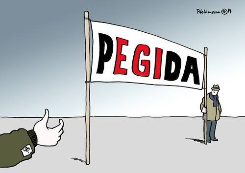 Pegida rechts Pegida rechts