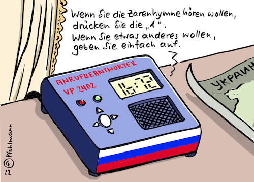 Putins Anrufbeantworter Putins Anrufbeantworter