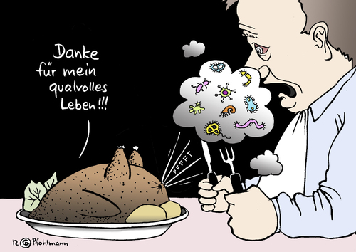 Qual-Hähnchen Qual-Hähnchen