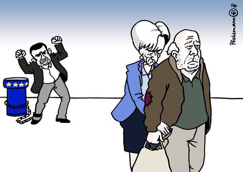 Cartoon: Rentnerklau IWF (medium) by Pfohlmann tagged karikatur,cartoon,2016,color,farbe,griechenland,eu,global,welt,iwf,internationaler,währungsfonds,lagarde,tsipras,rentner,rente,renten,rentenreform,rentenkürzung,taschendieb,griff,tasche,hosentasche,reformen,hilfen,kredit,karikatur,cartoon,2016,color,farbe,griechenland,eu,global,welt,iwf,internationaler,währungsfonds,lagarde,tsipras,rentner,rente,renten,rentenreform,rentenkürzung,taschendieb,griff,tasche,hosentasche,reformen,hilfen,kredit