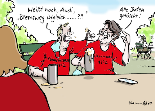 Scheuer Bremsweg Scheuer Bremsweg