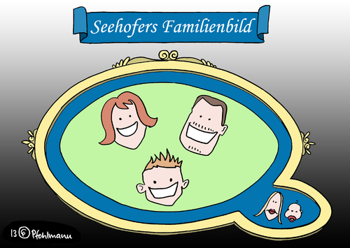 Seehofers Familienbild Seehofers Familienbild
