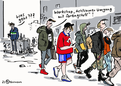 Sprengstoff achtsam Sprengstoff achtsam