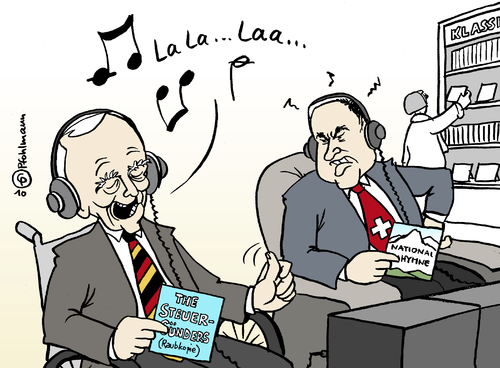 Cartoon: Steuersünder-CD (medium) by Pfohlmann tagged steuersünder,steuerhinterziehung,daten,datensätze,schweiz,steuerparadies,schäuble,cdu,finanzminister,maurer,steuersünder,steuerhinterziehung,daten,datensätze,schweiz,steuerparadies,schäuble,cdu,finanzminister,maurer,geld,finanzen,wirtschaft