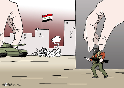 Cartoon: Syrische Figuren (medium) by Pfohlmann tagged karikatur,cartoon,color,farbe,2013,syrien,rebellen,aufstand,syrienkonflikt,konflikt,waffen,waffenlieferung,unterstützung,ausland,hände,spielfiguren,revolution,regime,assad,regierung,stellvertreterkrieg,krieg,waffenlieferanten,karikatur,cartoon,color,farbe,2013,syrien,rebellen,aufstand,syrienkonflikt,konflikt,waffen,waffenlieferung,unterstützung,ausland,hände,spielfiguren,revolution,regime,assad,regierung,stellvertreterkrieg,krieg,waffenlieferanten