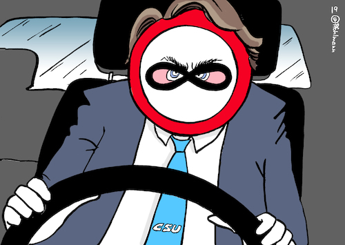 Cartoon: Unendlich-Scheuer (medium) by Pfohlmann tagged karikatur,cartoon,color,farbe,2019,deutschland,verkehrsminister,scheuer,csu,tempolimit,130,autobahn,autobahnen,klimaschutz,geschwindigkeit,geschwindigkeitsbegrenzung,steuer,lenkrad,unendlich,regierung,berater,maßnahmen,karikatur,cartoon,color,farbe,2019,deutschland,verkehrsminister,scheuer,csu,tempolimit,130,autobahn,autobahnen,klimaschutz,geschwindigkeit,geschwindigkeitsbegrenzung,steuer,lenkrad,unendlich,regierung,berater,maßnahmen