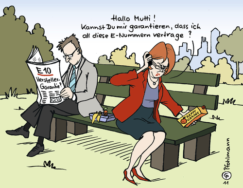 Cartoon: Verträglichkeit (medium) by Pfohlmann tagged e10,biosprit,benzingipfel,benzin,sprit,verträglichkeit,vertragen,lebensmittel,lebensmittelzusatzstoffe,zusatzstoffe,enummern,hersteller,autoindustrie,pkw,auto,ethanol,e10,biosprit,benzingipfel,benzin,sprit,verträglichkeit,vertragen,lebensmittel,lebensmittelzusatzstoffe,zusatzstoffe,autoindustrie,pkw,auto