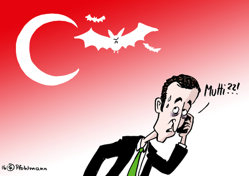 Cartoon: Vorsicht Blutsauger (medium) by Pfohlmann tagged karikatur,cartoon,2016,color,farbe,türkei,deutschland,özdemir,drohung,bluttest,erdogan,armenien,parlament,bundestag,resolution,völkermord,türkisch,blut,abstammung,vampir,fledermaus,mdb,parlamentarier,türkischstämmig,abgeordnete,druck,erklärung,veruteilung,genozid,mutti,merkel,hilfe,flagge,mond,halbmond,karikatur,cartoon,2016,color,farbe,türkei,deutschland,özdemir,drohung,bluttest,erdogan,armenien,parlament,bundestag,resolution,völkermord,türkisch,blut,abstammung,vampir,fledermaus,mdb,parlamentarier,türkischstämmig,abgeordnete,druck,erklärung,veruteilung,genozid,mutti,merkel,hilfe,flagge,mond,halbmond