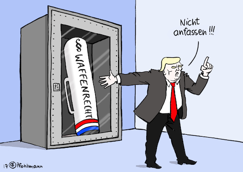 Cartoon: Waffenrechtschrank (medium) by Pfohlmann tagged karikatur,cartoon,color,farbe,2017,usa,trump,präsident,waffengesetz,attentat,massaker,waffen,waffenrecht,las,vegas,tote,opfer,waffenschrank,tabu,republikaner,karikatur,cartoon,color,farbe,2017,usa,trump,präsident,waffengesetz,attentat,massaker,waffen,waffenrecht,las,vegas,tote,opfer,waffenschrank,tabu,republikaner