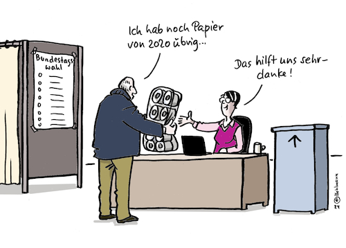 Wahlpapierspende Wahlpapierspende