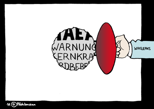 Cartoon: Warnung (medium) by Pfohlmann tagged wikileaks,sicherheit,kernschmelze,unfall,radioaktivität,fukushima,fahne,flagge,super,gau,erdbeben,atomenergie,japan,iaea,warnung,warnung,japan,atomenergie,erdbeben,fukushima,radioaktivität,unfall,kernschmelze,sicherheit,wikileaks,akw,atomkraft