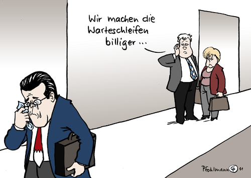 Cartoon: Warteschleife (medium) by Pfohlmann tagged warteschleife,zu,guttenberg,csu,rücktritt,doktor,doktorarbeit,doktortitel,plagiat,affäre,telefon,gebühren,karriere,warteschleife,guttenberg,rücktritt,doktor,doktorarbeit,doktortitel,plagiat,affäre