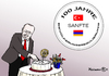 Cartoon: 100 Jahre Regulierung (small) by Pfohlmann tagged karikatur,cartoon,2015,color,farbe,türkei,armenien,armenier,völkermord,deutschland,genozid,100,jahre,jubiläum,torte,feier,gedenktag,sanfte,bevölkerungsregulierung,erdogan,präsident