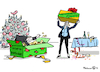 Cartoon: AfD-Geschenke (small) by Pfohlmann tagged afd,bundestag,geschenke,weihnachten,weihnachtsgeschenk,gesundheitsausschuss,innenausschuss,ausschussvorsitz,ampel,ampelkoalition,bundesregierung,weidel,chrupalla,posten,ämter