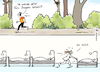 Cartoon: Bezahltes Joggen (small) by Pfohlmann tagged 2020,welt,global,corona,coronakrise,coronavirus,covid19,pandemie,joggen,homeoffice,home,office,krankenhaus,klinik,pflegepersonal,pflege,krankenschwester,pfleger,überlastung,bezahlung,überstunden,quarantäne,isolation,jogging,lohnfortzahlung,medizin