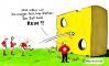 Cartoon: Die Schweiz übt. (small) by Pfohlmann tagged euro,2008,fußball,em,schweiz,torwand