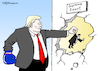 Cartoon: Durchgeboxt (small) by Pfohlmann tagged karikatur,cartoon,2017,color,farbe,usa,trump,präsident,supreme,court,oberster,gerichtshof,verfassungsgericht,richter,boxen,durchgeboxt,neil,gorsuch,republikaner,konservativ,lebenszeit