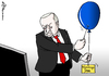 Cartoon: Erdogan droht (small) by Pfohlmann tagged karikatur,cartoon,2016,color,farbe,türkei,erdogan,präsident,eu,deal,flüchtlingsdeal,abmachung,vertrag,visa,visafreiheit,ballon,platzen,luftballon,nadel,drohung,aufkündigung,kündigung,flüchtlinge,bürgerkrieg,asyl,flüchtlingskrise,europa,merkel,versprechen,