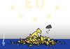 Cartoon: EU kaputt (small) by Pfohlmann tagged karikatur,cartoon,2015,color,farbe,global,welt,eu,kaputt,scherben,europa,quote,verteilung,staaten,nationalstaaten,streit,uneinigkeit,interessen,flucht,asyl,asylbewerber,flüchtlinge,flüchtlingsstrom,aufnahme,scherbenhaufen,außengrenzen,mitgliedsstaaten,abl