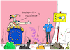 Cartoon: Facebook rauslassen (small) by Pfohlmann tagged facebook,dsgvo,datenschutz,europa,eu,instagram,zuckerberg,karneval,fasching,büttenrede,narr,gesetze,internet,social,media