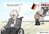 Cartoon: Fastenzeit (small) by Pfohlmann tagged karikatur,cartoon,color,farbe,2014,deutschland,schäuble,sparen,krankenkassen,haushalt,ausgeglichen,finanzminister,haushaltspolitik,fastenzeit,aschermittwoch,wurst,imbiss,bratwurst,zuschuss,staatszuschuss,kürzung