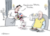 Cartoon: Frankreich Trockenheit (small) by Pfohlmann tagged frankreich,klima,wetter,dürre,trockenheit,wasser,wassermangel,wein,rotwein,trocken,lokal,restaurant,weinbau,winzer,kellner,klimakrise,erderhitzung,hitze