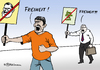 Cartoon: Freiheit! (small) by Pfohlmann tagged karikatur,cartoon,color,farbe,2013,ägypten,deutschland,proteste,mursi,demonstration,opposition,ökostrom,energiewende,umlage,ökostromumlage,ausnahme,antrag,anträge,firmen,unternehmen,ausnahmen,freiheit