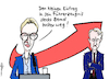 Cartoon: Führerzeugnis (small) by Pfohlmann tagged afd,höcke,weidel,urteil,rechtsextremismus,sa,verfassungswidrig,verfassung,grundgesetz,verbot,strafe,führer,führungszeugnis,bernd,björn,straftat,nazis,nationalsozialismus,geschichte