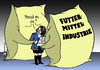 Cartoon: Futtermittelsäcke (small) by Pfohlmann tagged futter,futtermittel,dioxin,aigner,verbraucherschutz,verbraucherschutzministerin,agrarministerin,csu,kontrolle,lebensmittel,nahrungsmittel,sicherheit,ei,eier,fleisch,verunreinigung,skandal,lebensmittelskandal