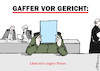 Cartoon: Gaffer vor Gericht (small) by Pfohlmann tagged karikatur,cartoon,color,farbe,2017,deutschland,global,gaffer,gericht,angeklagter,anklage,gesicht,verhüllen,verhüllung,verbergen,privatsphäre,verletzung,persönlichkeitsrechte,opfer,verkehropfer,unfall,unfallopfer,würde,filmen,video,fotografieren,handy,posten,schaulustige,strafe,anzeige,behinderung,internet,soziale,netzwerke,smartphone,geltungsdrang,aufmerksamkeit,likes