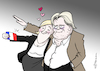 Cartoon: Groupie-Selfie (small) by Pfohlmann tagged karikatur,cartoon,color,farbe,2018,frankreich,front,national,wiederwahl,partei,le,pen,marine,parteivorsitzende,bannon,usa,rechte,rechts,rechtsextremismus,rechtsextrem,nationalistisch,hitlergruß,selfie,smartphone,handy,unterstützer,sieger,bewegung,rechtsruck