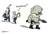 Cartoon: Honigbär (small) by Pfohlmann tagged karikatur,cartoon,2015,color,farbe,deutschland,russland,ukraine,ostukraine,krieg,konflikt,eu,europa,freihandelsabkommen,handel,handelsabkommen,wirtschaft,merkel,gabriel,bundesregierung,angebot,frieden,friedenstaube,bär,honig