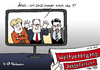 Cartoon: Immer noch da (small) by Pfohlmann tagged karikatur,cartoon,color,farbe,2012,weltuntergang,merkel,steinbrück,rösler,politiker,maya,mayakalender,prophezeiung,schlagzeile,presse,zeitung,meldung,weltende,ausgefallen,ausfall,vorhersage,tv,fernsehen,fernseher