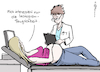 Cartoon: Instagram-Test (small) by Pfohlmann tagged 2019,embryo,schwangerschaft,instagram,downsyndrom,behinderung,gynäkologie,soziale,medien,internet,eltern,baby,posten,gesundheit,krankenkasse,abtreibung,schwangerschaftsabbruch,facebook,arzt,ärztin,untersuchung