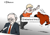 Cartoon: Jacke drüber. (small) by Pfohlmann tagged karikatur,cartoon,color,farbe,2013,deutschland,schäuble,griechenland,finanzhilfen,hilfspaket,finanzminister,eurokrise,schuldenkrise,europa,eu,merkel,bundeskanzlerin,wahlkampf,wahl,wahlen,bundestagswahl,jacke,jackett,blazer