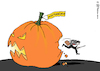 Cartoon: Katalonien Halloween (small) by Pfohlmann tagged karikatur,cartoon,color,farbe,2017,spanien,katalonien,halloween,kürbis,horror,belgien,flucht,puigdemont,hinterausgang,referendum,volksabstimmung,entmachtung,regierung,rajoy,regionalregierung,verfassung,unabhängigkeit,sezession,independencia,abspaltung,verfassungsbruch,europa,eu,brüssel