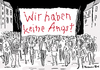 Cartoon: Keine Angst (small) by Pfohlmann tagged karikatur,cartoon,2015,color,farbe,frankreich,angst,keine,demo,demonstration,panik,paris,terror,anschläge,bombenanschläge,terroranschläge,attentat,attentate,is,franzosen,europa,europäer,einschüchterung