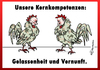 Cartoon: Kernkompetenzen (small) by Pfohlmann tagged karikatur,cartoon,2015,color,farbe,putin,russland,erdogantürkei,hähne,gockel,kampfhähne,abschuss,kampfjet,syrien,kampf,krieg,angriff,is,islamischer,staat,luftschläge,nato,aufruf,gelassenheit,vernunft,kriegsgefahr