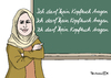 Cartoon: Kopftuch erlaubt (small) by Pfohlmann tagged karikatur,cartoon,2015,color,farbe,deutschland,kopftuch,lehrerin,bundesverfassungsgericht,verfassungsgericht,erlaubnis,aufhebung,urteil,kopftuchverbot,religionsfreiheit,islam,glaube,religion,neutralität,schule