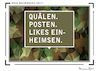 Cartoon: Mach was wirklich zählt (small) by Pfohlmann tagged karikatur,cartoon,2017,color,farbe,deutschland,bundeswehr,skandal,aufnahmerituale,mach,was,zählt,werbung,plakat,werbekampagne,quälen,posten,likes,einheimsen,sexuelle,nötigung,mobbing,demütigung,soldaten,kaserne,pfullendorf