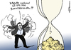 Cartoon: Mehr Bonussekunden! (small) by Pfohlmann tagged karikatur,cartoon,2015,color,farbe,griechenland,eu,tsipras,sanduhr,pleite,zahlungsunfähigkeit,staatspleite,sekunde,bonussekunde,schaltsekunde,erddrehung,reformen,schuldenkrise,europa,reformliste,geldgeber,kredite,verhandlung,grexit,austritt,aufschub