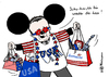 Cartoon: Mitbringsel aus USA (small) by Pfohlmann tagged karikatur,cartoon,color,farbe,2013,deutschland,usa,nsa,abhöraffäre,friedrich,innenminister,staatsbesuch,reise,datenschutz,email,privatsphäre,internet,ausspähen,souvenirs,mitbringsel,mickey,mouse,maus,kitsch,rückkehr